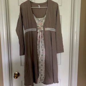 Belabumbum nursing gown and robe xl